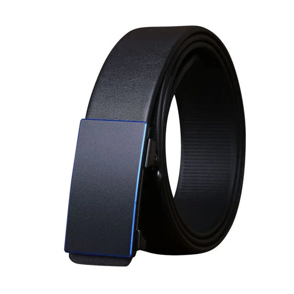 3.5CM thickened cowhide genuine leather belt without teeth automatic buckle belt for men's luxury jeans belt MartLion   