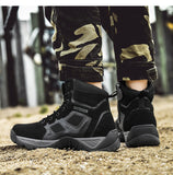 Military Boots Men's Summer Tactical Breathable Light Army With Side Zipper Outdoor Camping Mart Lion   