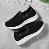 Ladies Handmade Solid Color Women Shoes Classic Casual Flat Heel Sneakers Non-slip Fashion Zapatos De Mujer Mart Lion   