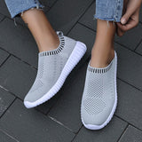 Women Sneakers Mesh Breathable Casual Tennis Shoes Outdoor Walking Slip on Lightweight Running Mart Lion   