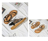 Spring Bohemian Ethnic Style Thick-soled Sandals and Explosive Women Mart Lion   