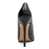 High Heels Shoes Women Pumps Large White Stiletto Heel Patent Leather Office Wedding Shoes Hey