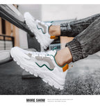 Ultralight Mesh Breathable Couple Shoes Heightening Casual Men's and Women's Sneakers Running MartLion   