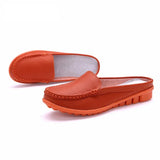 Shoes Casual Genuine Leather Moccasins Ladies Driving Ballet Woman Loafers Flats Mother Footwear MartLion   