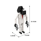 Toilet Man Building Blocks Camera Speaker Bricks Audio Robot Model Sets of Decoration DIY Toy for Kids Mart Lion   