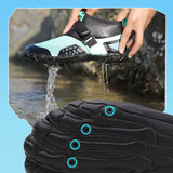 Unisex Swimming Water Shoes High Top Barefoot Beach Aqua Outdoor Sport Hiking Wading Sneakers Fitness Diving Surf Sandals Mart Lion   