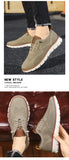 Autumn Casual Knitted Mesh Men's Shoes Solid Shallow Lace Up Lightweight Soft Sneakers Breathable Footwear Flats MartLion   