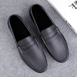 Super Soft Men&'s Moccasins Slip Loafers Flats Casual Footwear Microfiber Leather Shoes Mart Lion   