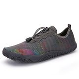 Aqua Shoes Women Barefoot Beach Upstream Breathable Sport Quick Drying River Sea Water Sneakers Hiking Mart Lion DARK GRAY 35 
