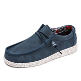 Men's Loafers Casual Shoes Driving Breathable Loafer Non-slip Soles Walking Mart Lion Blue 39 