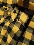 Men's Shirts Classic Plaid Casual Button Down Hooded Long Sleeved Double Pockets Shirt Hoodie Flannel Jacket MartLion   