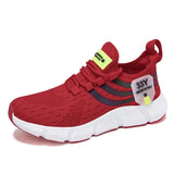 Men's Shoes Sneakers Breathable Casual Running Luxury Tenis Sneaker Footwear Summer Tennis MartLion Red 37 
