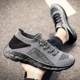 Light Casual Running Shoes Men's Unisex Comfot Mesh Sock Sneakers Women Summer Breathable Athletic Jogging Walking Mart Lion   