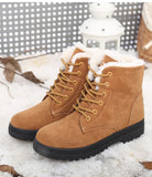 Women Boots Warm Fur Ankle Boots For Women Winter Shoes With Snow Boots Winter Botas MartLion   