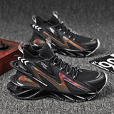 Blade Warrior Breathable Running Shoes Men's Bounce Outdoor Sport Training Athletic Jogging Sneakers Mart Lion 1236black 6.5 