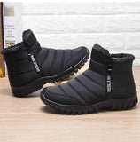 Men's Boots Snow Fur Man Shoes Cotton Shoes Keep Warm Boots Male Platform Sneakers Winter Men's Work Shoes Footwear MartLion