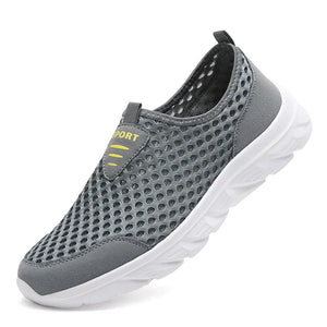 Summer Sneaker Men's Classic Casual Shoes Soft Breathable Running Lightweight Mesh MartLion gray 43 