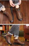 Men Cotton Shoes  Winter Plush Insulated Shoes Cold Snow Resistant Work MartLion   