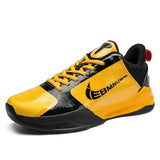 Men's increase breathable anti-slip wear-resistant sports casual basketball shoes MartLion Yellow 39 
