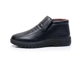 Winter Waterproof Men's Casual Leather Shoes Slip-on Male Casual Shoes Rubber Warm Winter Shoes for Men's MartLion   