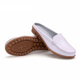 Shoes Casual Genuine Leather Moccasins Ladies Driving Ballet Woman Loafers Flats Mother Footwear MartLion   