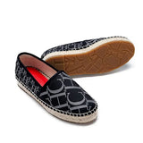 Women's Shoes Summer Thick Bottom Outer Wear Letter Side Lightweight Design Casual Flat Shoes MartLion