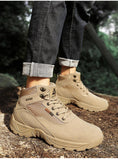  Men's Tactical Boots Waterproof Military Shoes Summer Ankle Light Outdoor Wear Resistant Mart Lion - Mart Lion