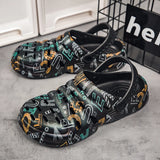 Men's Rubber Sandals Beach Shoes Clogs Hombre Garden Summer Slip On Sandal Casual Breathable MartLion   
