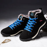 Motorcycle Boots Men's High Top Sneakers Winter Casual Walking Sneakers Ankle Punk Snow Shoes MartLion   