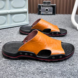 Men's Slides Slippers Summer Outside Men Sandals Breathable Classics Beach Slipper Flip Flop Anti-slip Casual Mens Shoes MartLion