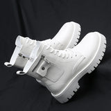 Men's English Style Thick Sole Design Men Boots Layer Leather Casual Boots MartLion