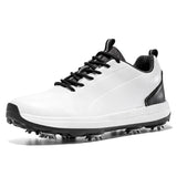 Spikes Golf Shoes Men's Golf Wears Comfortable Walking Sneakers Gym Footwears MartLion BaiHei 40 