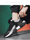 Sneakers for Teenagers White Casual Sport Shoes Men's Running Breathable Sneakers Wearable Rubber Jogging MartLion   