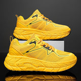 Cushioning Men's Running Shoes Women Light Comfort Jogging  Sneakers Athletic Training Sports Mart Lion LT168YELLOW 7 