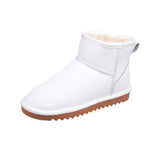 Trendy Warm Unisex Snow Boots Winter Cotton Shoes Casual Men's Shoes Non-slip Walking MartLion WHITE 36 
