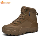 Brand Men's Boots Tactical Military Outdoor Hiking Winter Shoes Special Force Tactical Desert Combat Mart Lion   