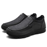 Men's Casual Shoes Outdoor One Footed Sports Covered Feet Middle-aged and Elderly Flat Bottomed Casual Mart Lion   