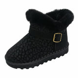Casual Kids' Shoes Anti-slip Warm Cotton Children's Snow Boots Padded Winter Boys' Shoes Lightweight MartLion   