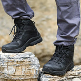 Tactical Combat Boots Army Fans Men's High-top Training Desert Military Outdoor Non-slip Wear-resisting Hiking Shoes MartLion   