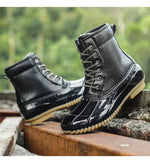 Winter Women Snow Boots PU Leather Hiking Shoes Thick Plush Super Warm Anti-Slip Sports Casual MartLion
