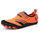 Unisex Swimming Water Shoes Men's Barefoot Outdoor Beach Sandals Upstream Aqua Nonslip River Sea Diving Sneakers Mart Lion A36-ORANGE 37 