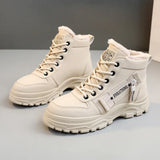 Winter Snow Boots for Women Casual Shoes Warm Sneakers Platform Boots MartLion khaki 39 