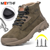 Work Boots Safety Steel Toe Shoes Men's Anti-smash Anti-puncture Safety Indestructible Industrial MartLion   