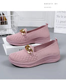 Shoes Trend Slip On Loafers Ballet Flats Ladies Sneakers Women's Summer Comfort Footwear Casual Mom Cotton MartLion   