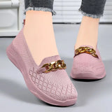 Shoes Trend Slip On Loafers Ballet Flats Ladies Sneakers Women's Summer Comfort Footwear Casual Mom Cotton MartLion   