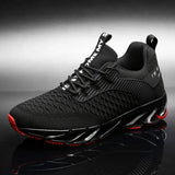 Increased Shoes for Boy Inner Heightening Men's Sneakers Men's Tennis  Casual Running Shoes MartLion black 6cm 46 