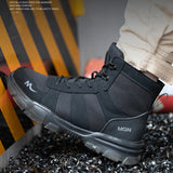 Indestructible Men's Work Safety Boots Outdoor Military Anti-smash Anti-puncture Industrial Shoes Desert MartLion   