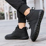 Snow Boots Men Big Size Warm Plush Winter Men's Sneakers  Non-slip Outdoor Man Ankle Boots Waterproof Unisex Casual Shoes MartLion   