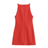 Dresses Women's Summer  Chic Slim Mini Holiday Women Dress MartLion   