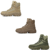 Men's Military Boots Special Force Tactical With Side Zipper Combat Mart Lion   